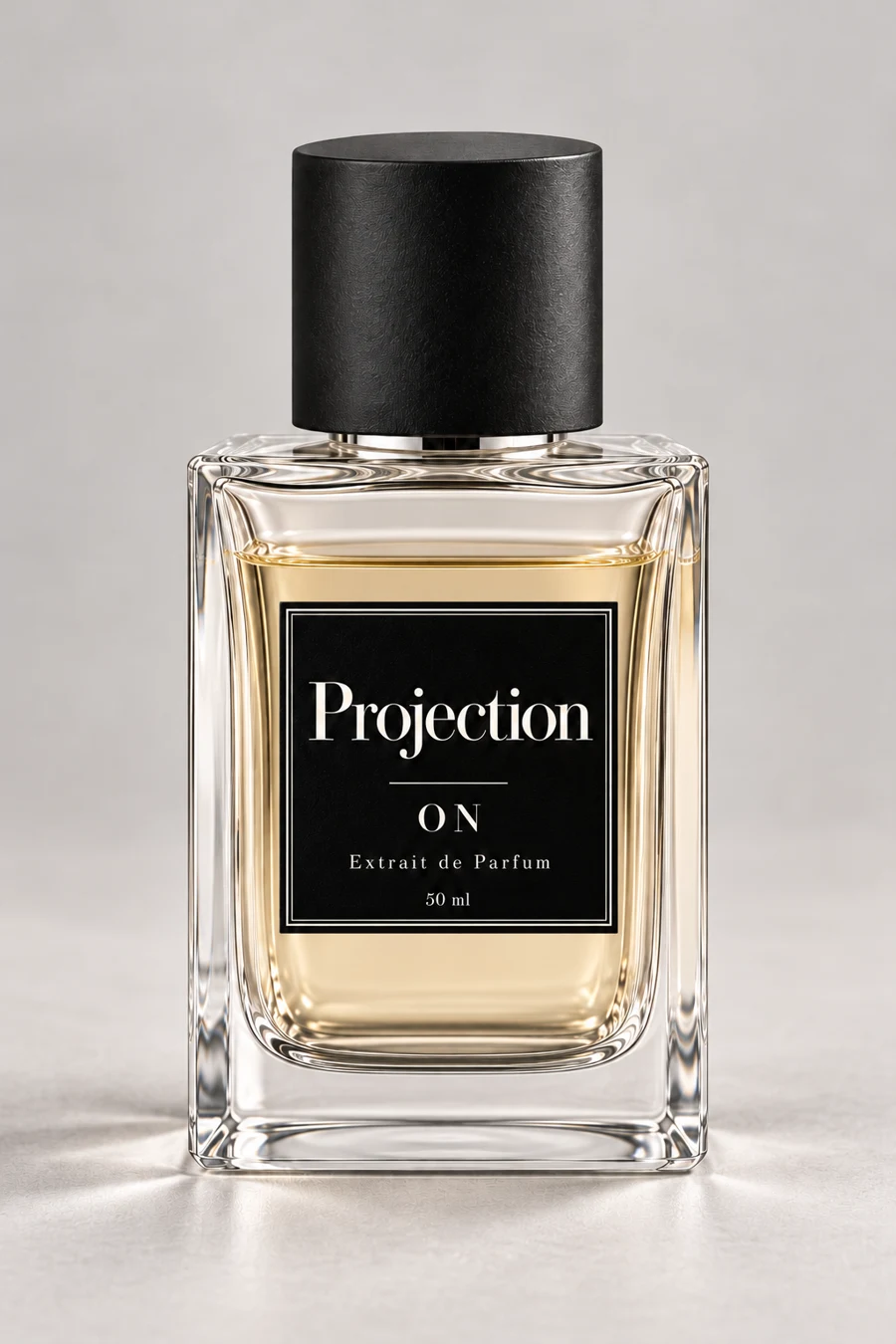 PROJECTION ON 50ml bottle mockup